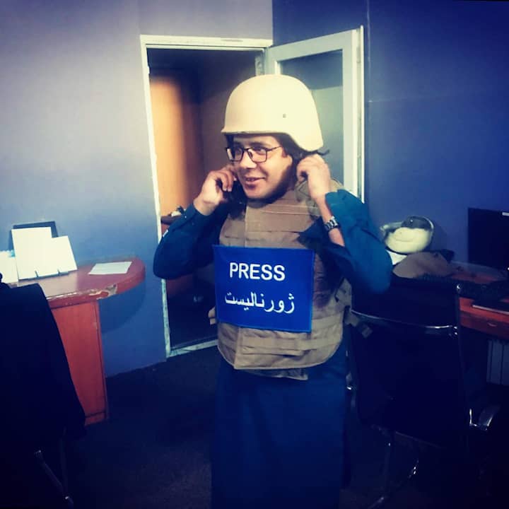 <p> افغان صحافی سیال یوسفی </p>